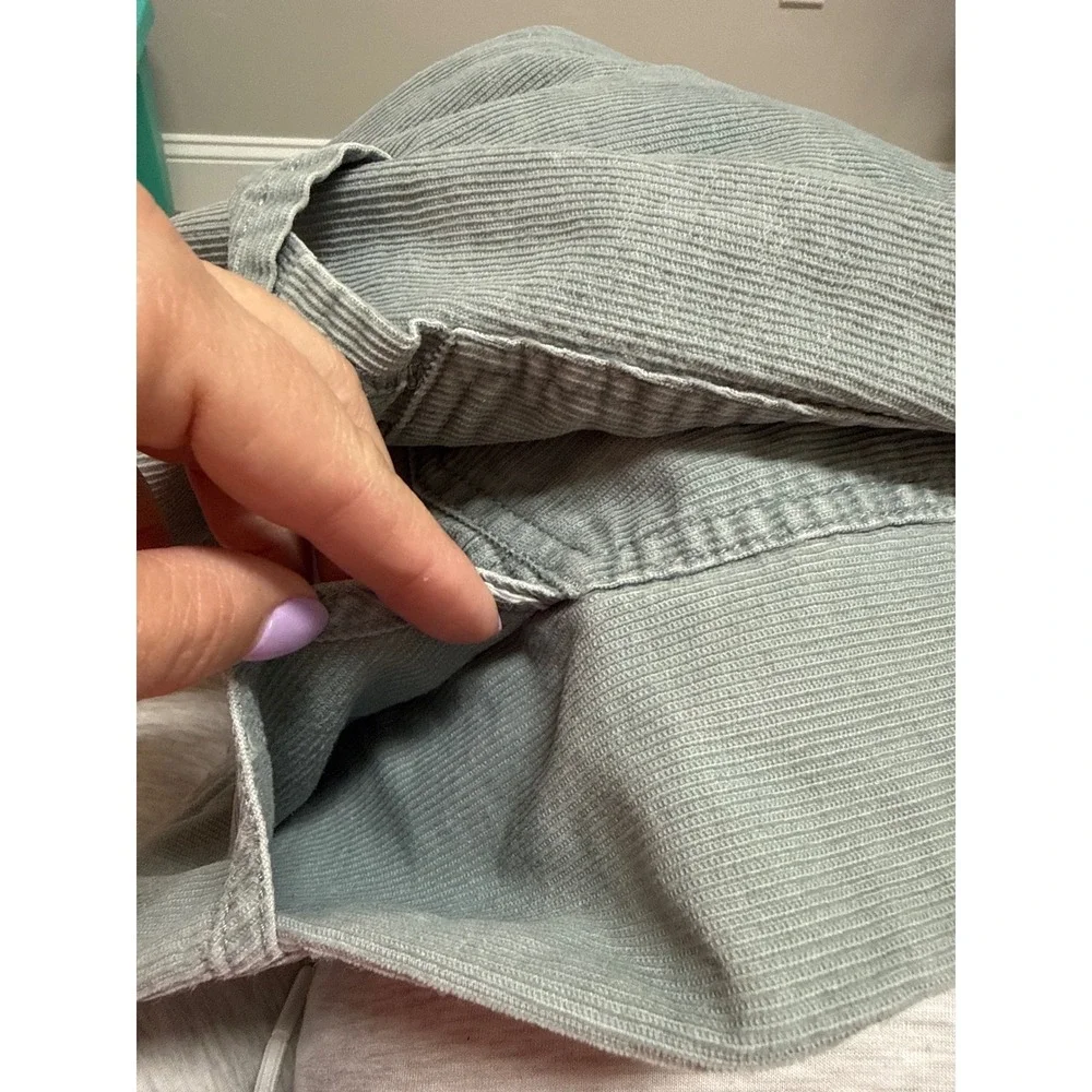 J. Crew (Sage Green)‎ Corduroy Carpenter Mini Skirt Women Size 6